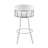 Heuvelton Modern Swivel Counter or Bar Height Bar Stool with Arms in Faux Leather and Metal-633715577-633715570-630711366