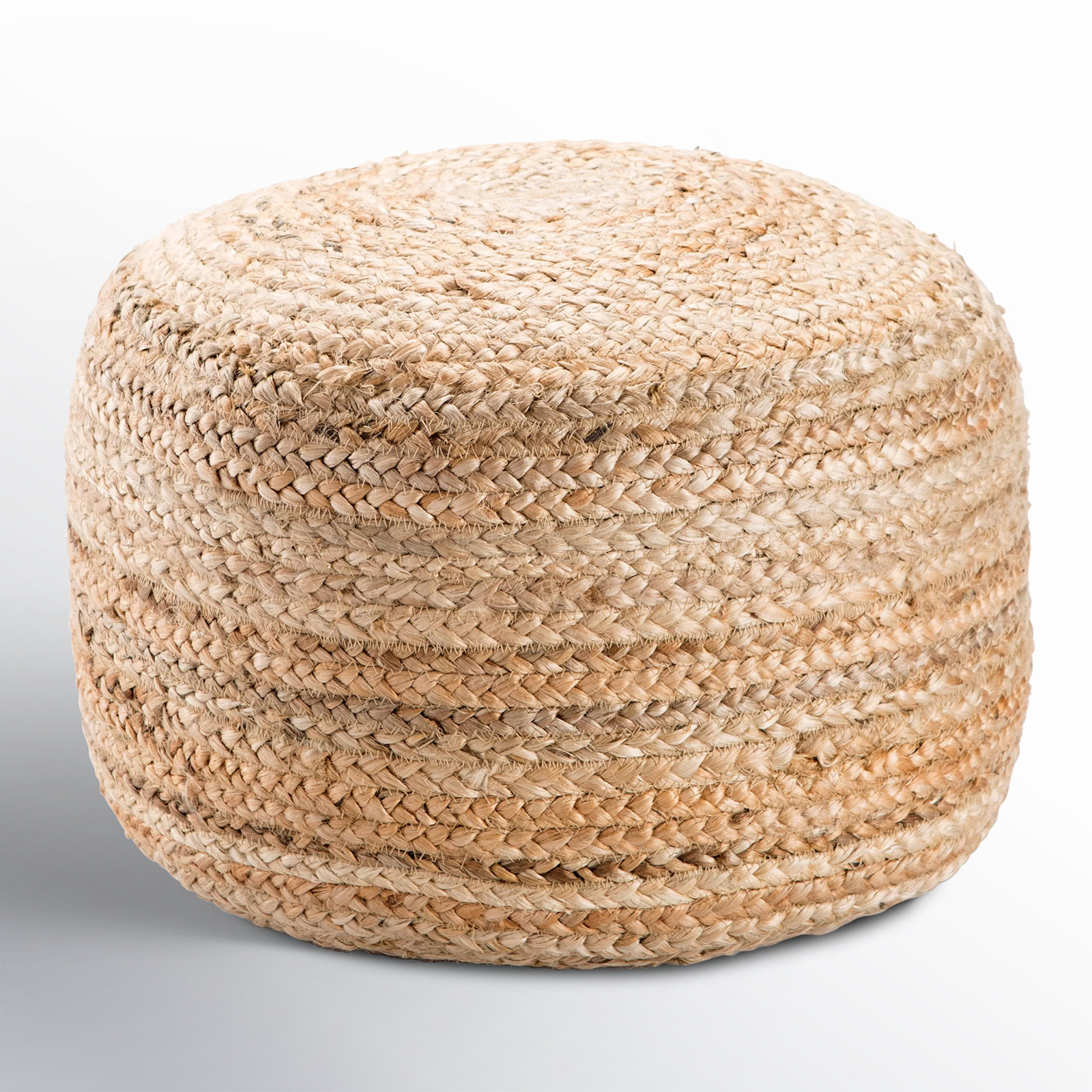 Birch Lane™ Teele 18" Wide Round Pouf Ottoman | Birch Lane