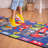 Justice League Hopscotch Boys Number Educational Learning Game Non Slip Kids Rug Classroom Playroom