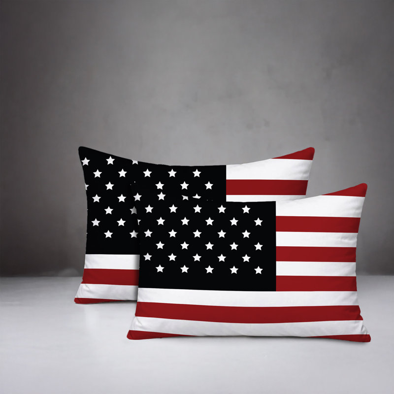 Oreiller réversible intérieur / extérieur Patriot, 20x14, Black