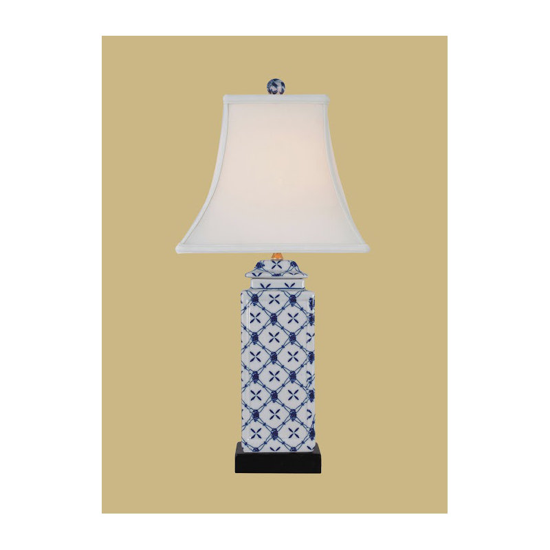 Sierra Porcelain Table Lamp, Blue