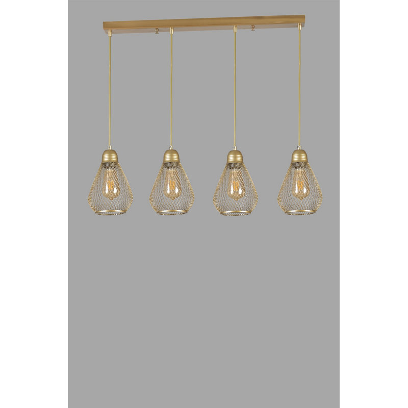 Chandle Chandelier, Gold