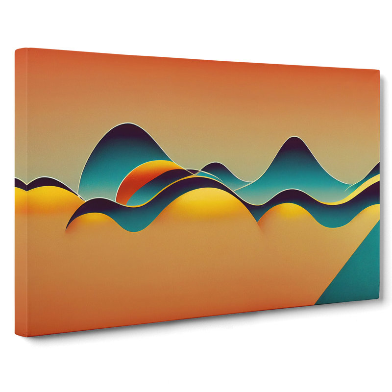 Bewildering Modern Abstract Art - Wrapped Canvas, 40cm H x 60cm W x 3cm D