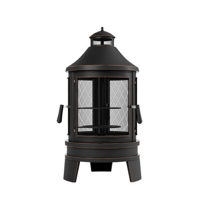 Foyer d'extérieur au bois 47,3 po Chiminea