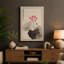 Lotus in Bloom Japandi - Wrapped Canvas-1661220738-1661220742