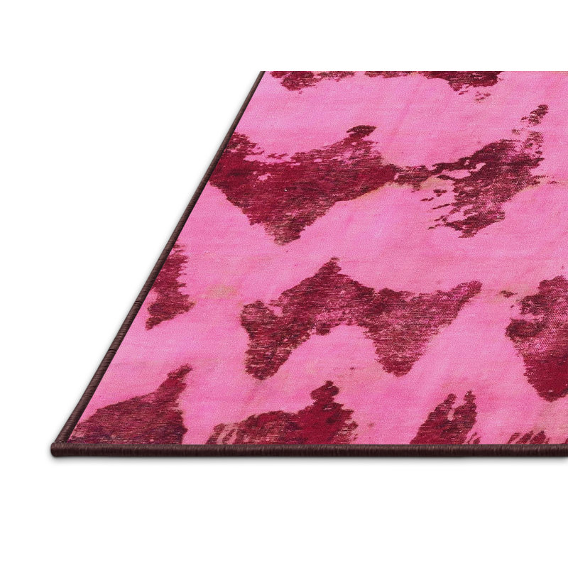 Wool Abstract Indoor Rug, Rectangle 3' x 5'