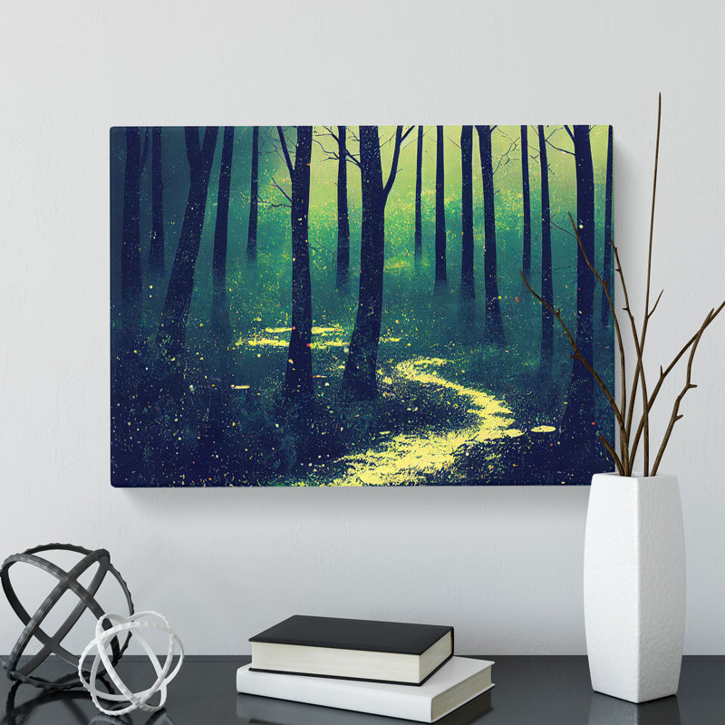 A Painted Forest - Wrapped Canvas, 50cm H x 76cm W x 3cm D