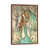 Toile flottante classique avec cadre en bois