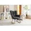 Chaise berçante en tissu Teddy-1079234800