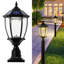 Solar Powered LED Outdoor Pier Mount Light With 3" Fitter-1277832482