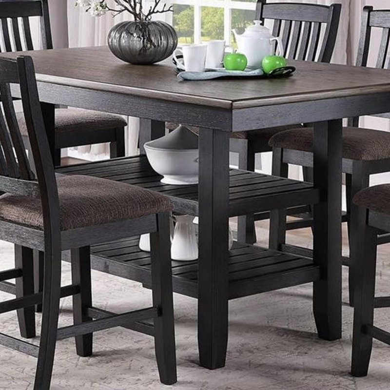 Hokku Designs Transitional Dining Room 7pc Set | Wayfair