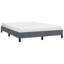 Lit Yaziel, lit plateforme tapissier en velours, sans matelas-1026029434-1026029433