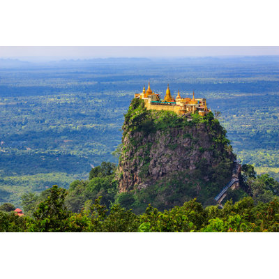 Mount Popa by AvigatorPhotographer - Wrapped Canvas Print