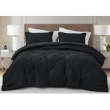 Hugo 3-Piece Polyester Jacquard Lightweight Thin Comforter Set