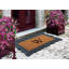 Paillasson à motif de monogramme de 24 po x 36 po Carson-70051047-70051051
