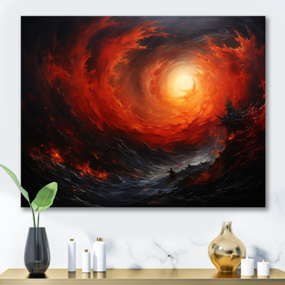 Infernale inflexion spirale I - spirales abstraites, art mural, salon_106095