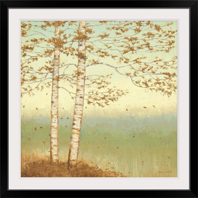 « golden bouleau i avec blue sky » par james wiens,, reproduction d’art