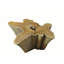 Table basse d'appoint ou table basse en bois de teck biologique de couleur nature 47