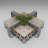 Zen Modular Cube – 10-Cube Set | Solid Structural Blocks For Furniture & Décor – Grey-31866056
