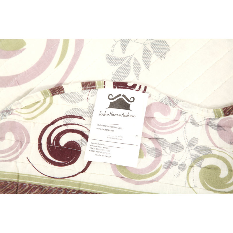 Summer Modern & Contemporary Cotton Geometric Shapes Quilt, California King