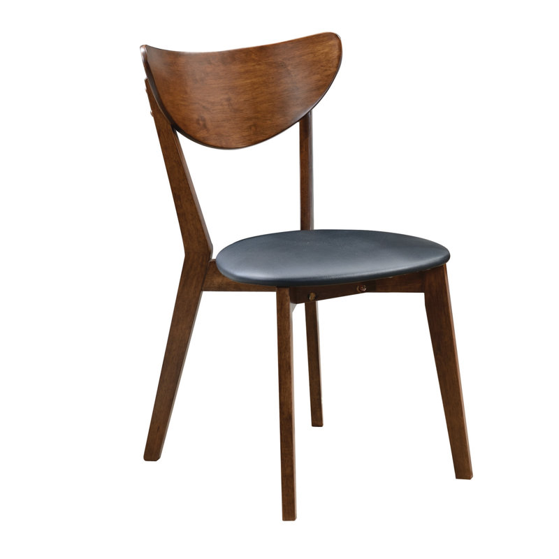 Chaise d'appoint Lopes en noyer foncé