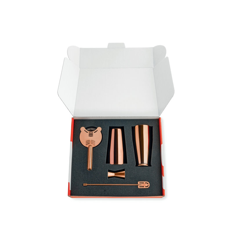 Stainless Steel Bar Tool Set, Copper