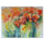 Red Blossoming Poppies V - peinture sur toile-59842587-59842588
