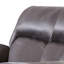 Causeuse inclinable manuelle avec console Josy, similicuir gris foncé, 77 po