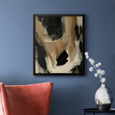 Toile encadrée de qualité supérieure Baked Paintstrokes II - prête à être accrochée