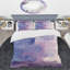 Watercolor Purple Haze II - Ensemble de housse de couette moderne et contemporain - Microfibre de polyester-38758211