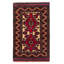 Tapis rouge tadjik 2 pi 11 po x 4 pi 6 po
