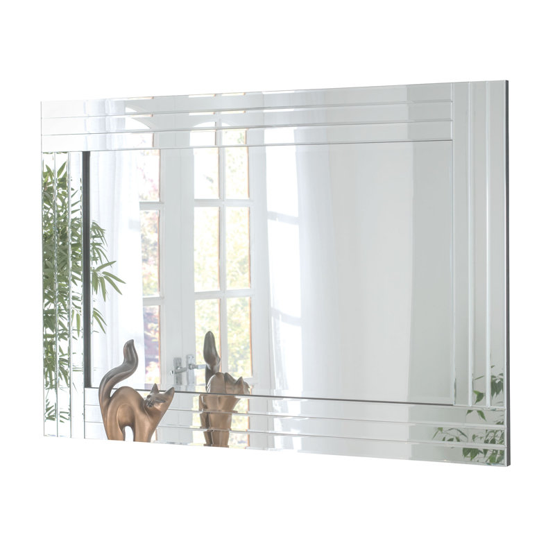 Jett Glass Wall Mirror, 80cm H x 120cm W