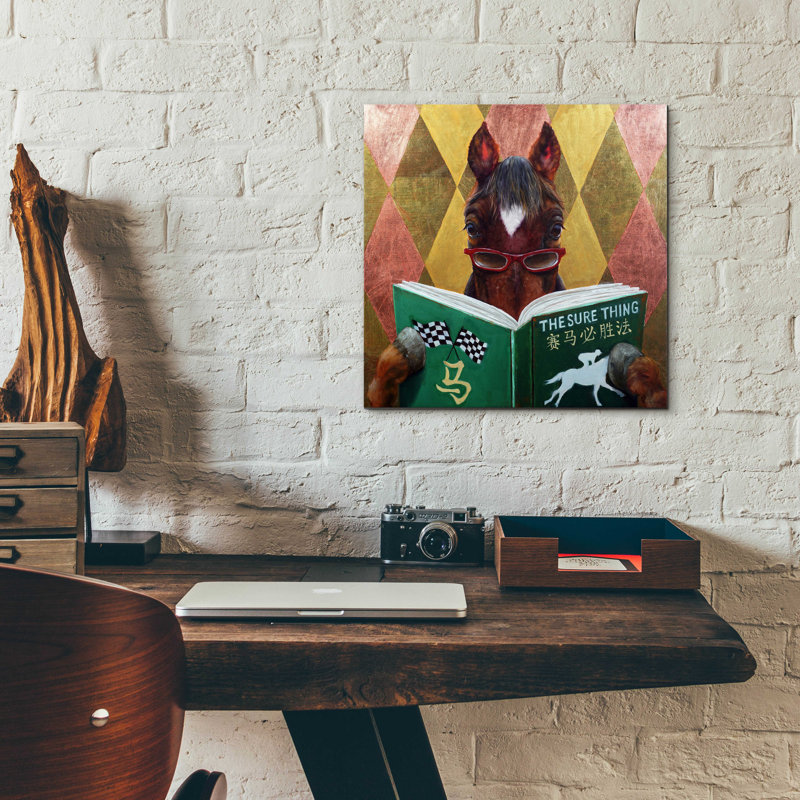 «Wise Bet» par Lucia Heffernan, H 12 po x l 12 po