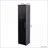 Cabinets, Stackable Wall Mounted Storage with Movable Shelves, 15.75x15.75x70.87 Black | Contemporary | MDF