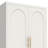 Set of 2 Steel Storage Cabinet with Adjustable Shelves, Slim 2-Door Organizer for Garage, Laundry, Bedroom, Cream-571317071