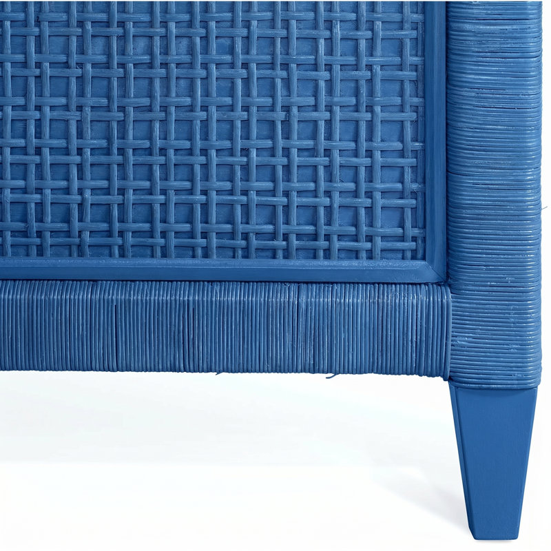 Naples Low Profile Standard Bed, King, Sea Glass