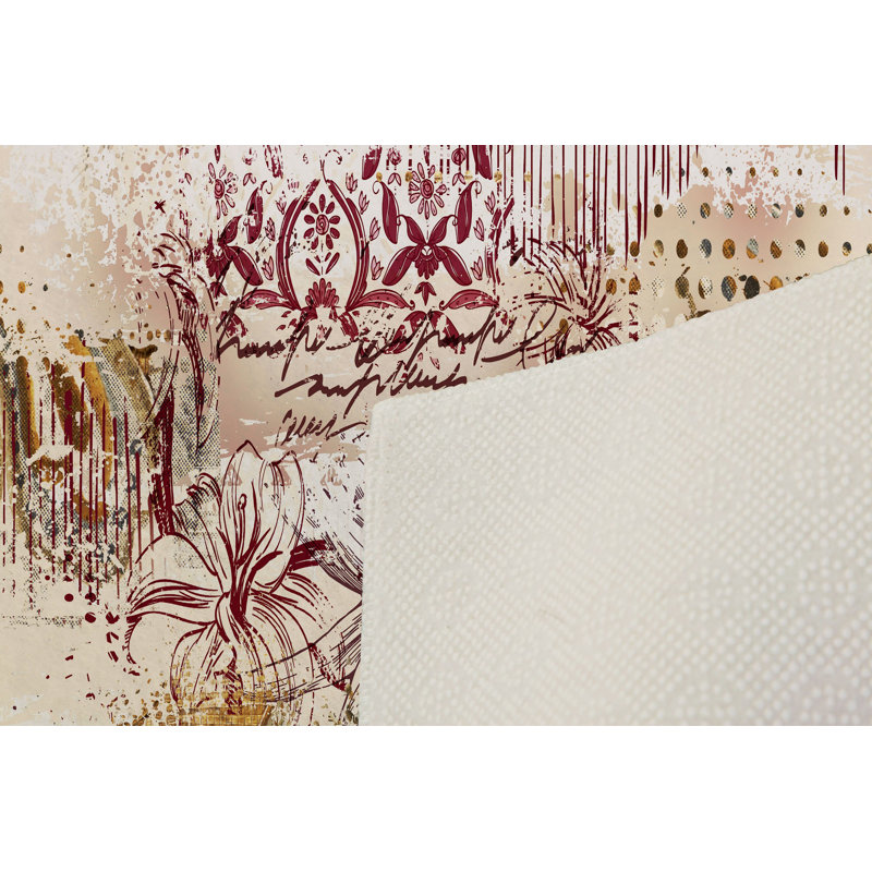 Tapis tissé de qualité supérieure, 2,6 x 4,0 pieds | 100% polyester, antibactérien, antidérapant | Impression numérique 3D, lavable à la machine, hauteur des poils: 0,04 po | Idéal pour le salon, la chambre à coucher et la décoration intérieure