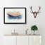 Moon over Iceland in Abstract - Picture Frame Graphic Art Print-55725443-55725447