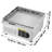 Commercial Electric Griddle, 13.98 x 11.81 inch, 1750W, 122-570°F Adjustable Temp Control, Stainless Steel Countertop Flat Top Grill with 2 Spatulas and 2 Brushes, for Steak, Pancake, Squid