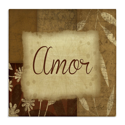 Amor con Flores Tradicionales Canvas Wall Art by Jennifer Pugh