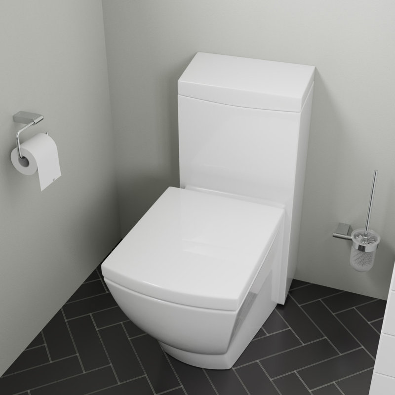EAGO 1.6 Gallons GPF Elongated Comfort Height Floor Mounted Kit (Seat Included)