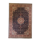 Global Rug One-of-a-Kind Hand-Knotted Isfahan 12'2" x 12'3" Wool Area Rug
