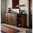 70.87" Four-Door Curved Ash Wood Sideboard (No Assembly Required)