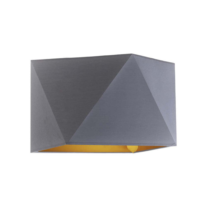 Glenville Fabric Flush Mount, Grey