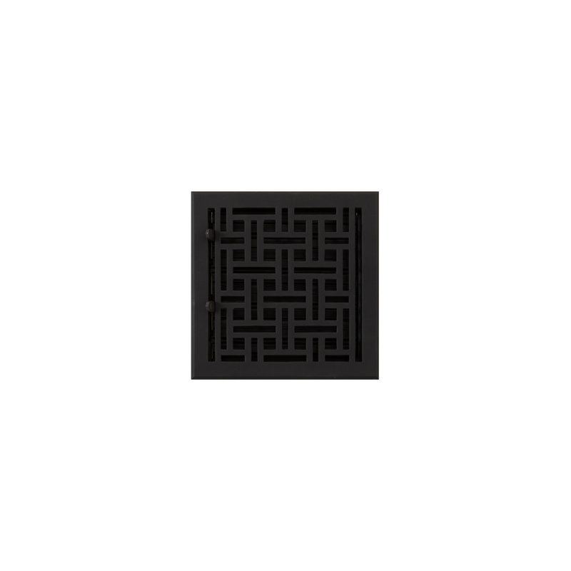 Registre de plancher en fonte, L 8 po x l 8 po x H 3 po