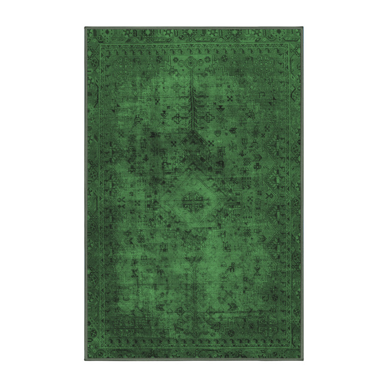 Garappolo Oriental Indoor Rug, Rectangle 2' x 3'
