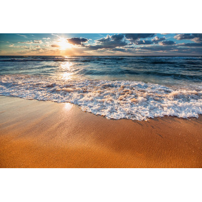 Cloudscape Over Sea - Wrapped Canvas Print