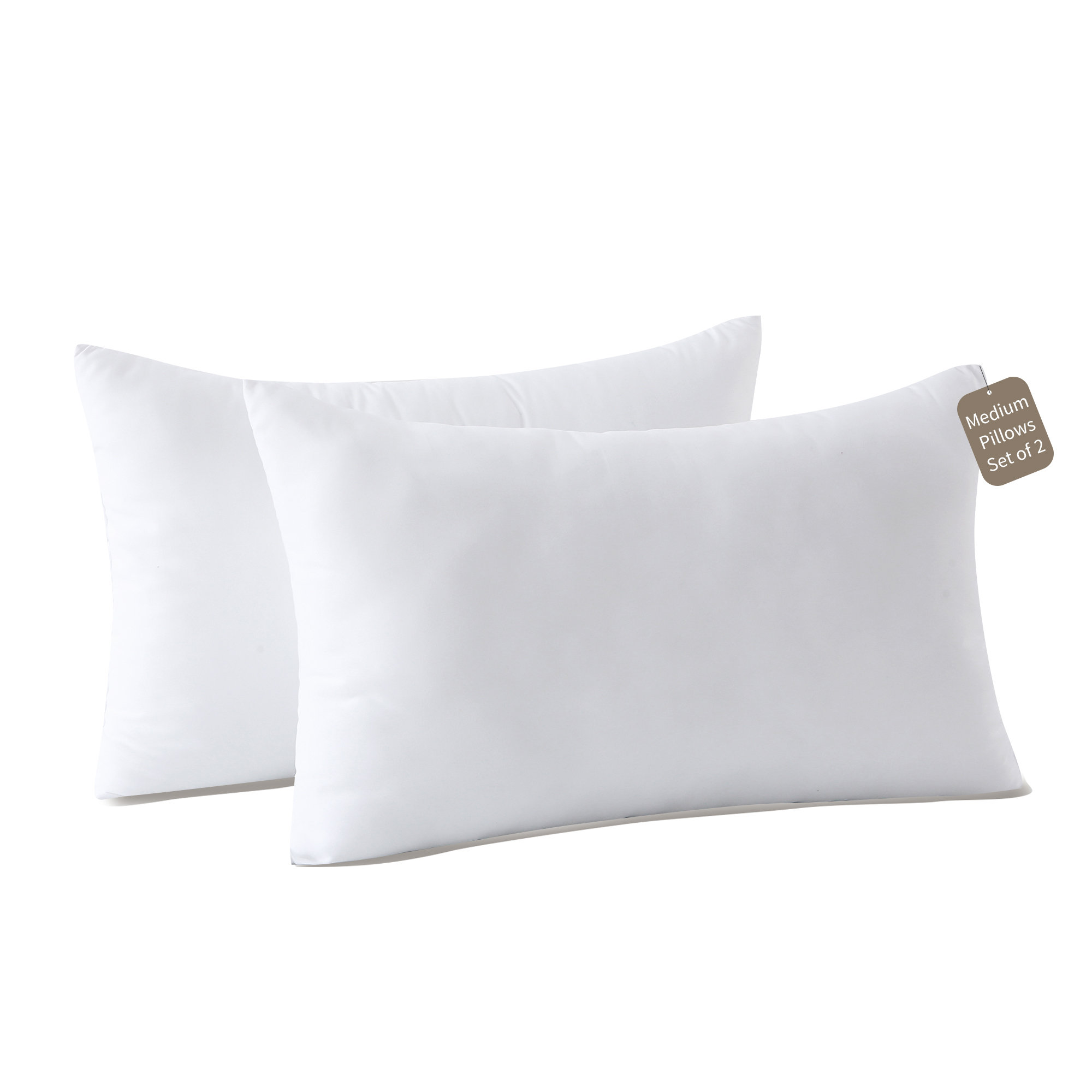 Sleep by Wayfair™ Polyester Pillow, Medium, Queen