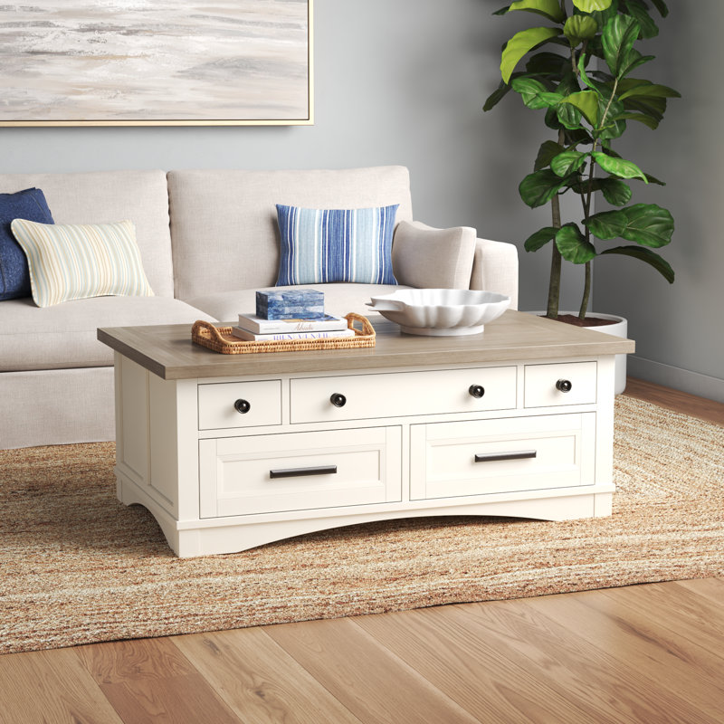 Table basse à plateau relevable avec rangement Stapleton
