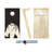 2' x 4' Bear Solid Wood Cornhole Set with Bags-16443620-16509067